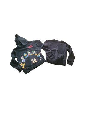 Mickey Mouse Hoodie and Black Sweat Shirt, Small Kids/Unisex size XS or S